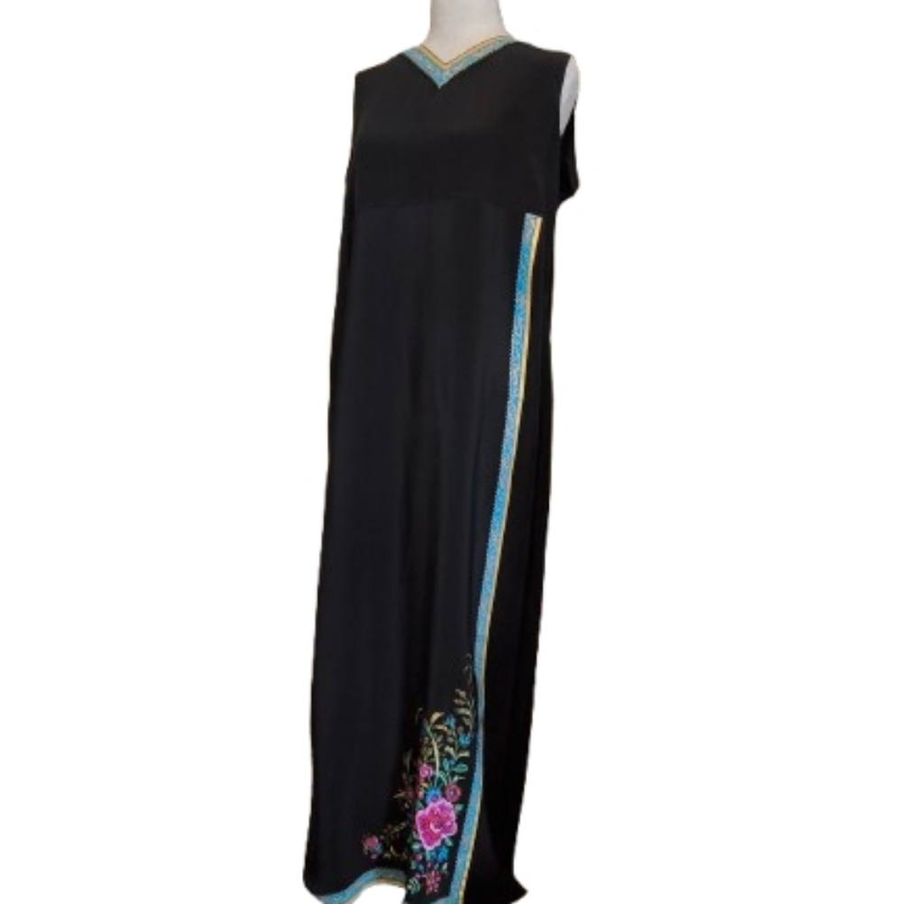Diane Gilman Black Silk Garment - Picture 7 of 9